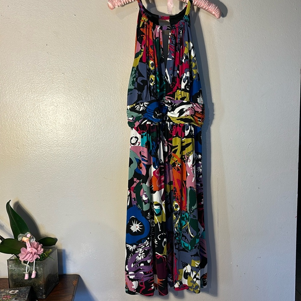 Suzi chin dress . Excellent condition . Great colors . Size 12